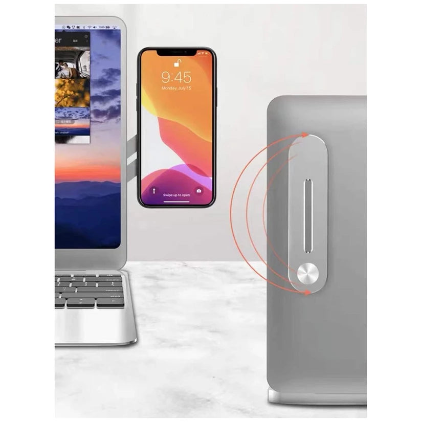 Soporte de teléfono magnético para computadora